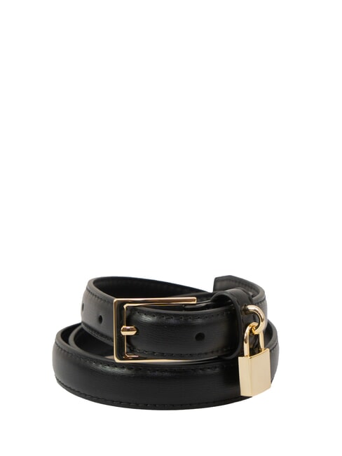 ARMANI EXCHANGE LOCK Cintura con charm  black - Cinture