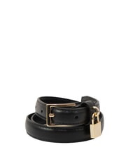 ARMANI EXCHANGE LOCK Cintura con charm  black - Cinture - 1