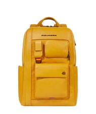 PIQUADRO CAMPIONARIO - LIKO Zaino porta PC 14" Giallo - Zaini da lavoro porta PC - 1
