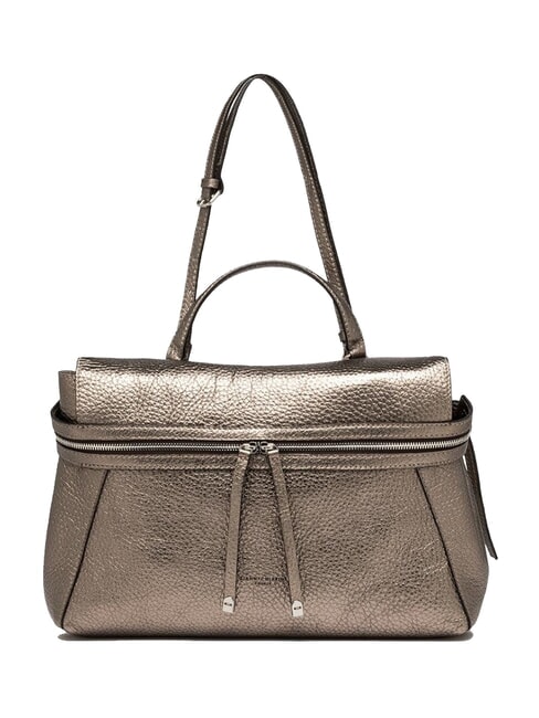 GIANNI CHIARINI GILDA Borsa a spalla in pelle martellata peltro - Borse Donna