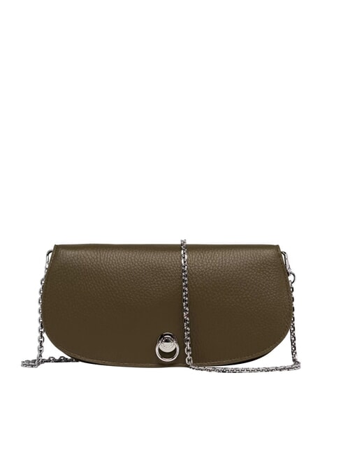 GIANNI CHIARINI DEVA Borsa a tracolla in pelle con flap moss - Borse Donna