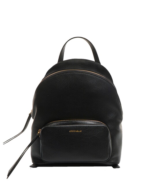 COCCINELLE JEN Zaino in pelle martellata Nero - Borse Donna