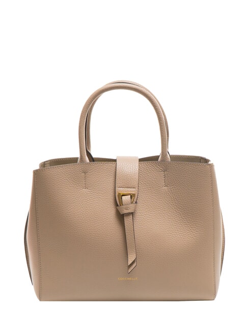 COCCINELLE ALBA Borsa tote in pelle martellata powder pink - Borse Donna