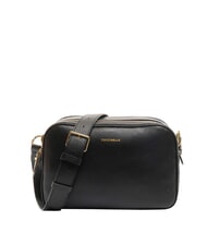COCCINELLE ALPHA Borsa camera case in pelle martellata Nero - Borse Donna - 1