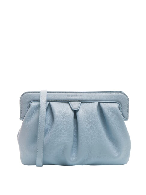 COCCINELLE DILETTA SOFT Borsa clutch in pelle martellata mist blue - Borse Donna