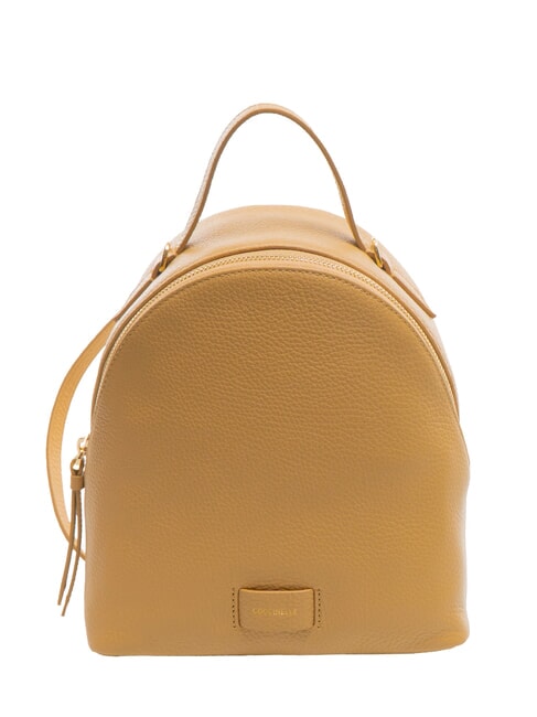 COCCINELLE VOILE Zaino mini in pelle martellata doppia portabilità fresh beige - Borse Donna