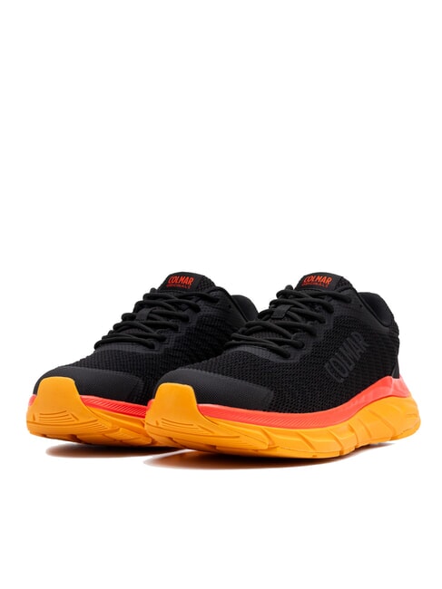 COLMAR URBANTRAIL COLORS Sneakers black-orange-bright red - Scarpe Unisex