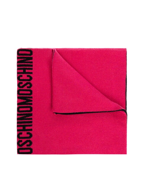 MOSCHINO LOGO Sciarpa fucsia - Sciarpe