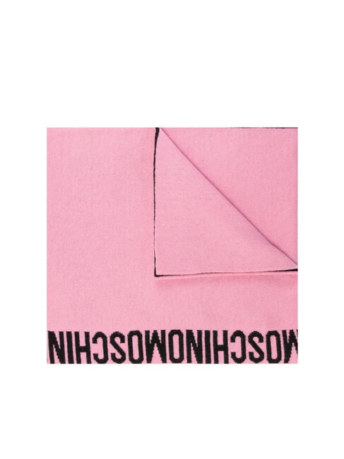 MOSCHINO LOGO Sciarpa rosa - Sciarpe