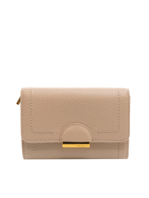 COCCINELLE TALEA Portafoglio medio in pelle martellata powder pink - Portafogli Donna