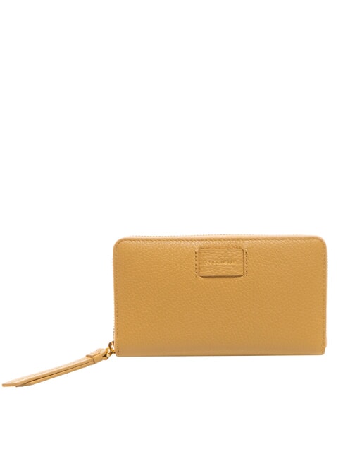 COCCINELLE VOILE Portafoglio grande zip around in pelle fresh beige - Portafogli Donna