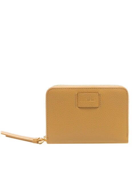 COCCINELLE VOILE Portafoglio medio zip around in pelle fresh beige - Portafogli Donna