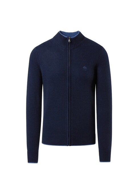 NORTH SAILS 7GG Maglione con zip navy blue - Maglie Uomo