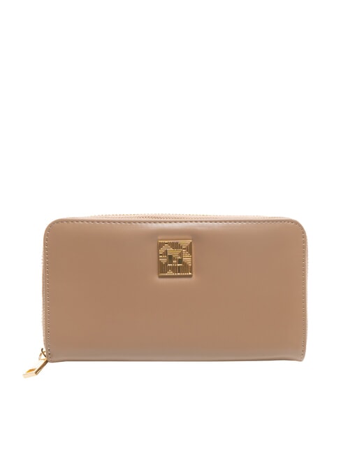 YNOT CALIPSO Portafoglio zip around almond - Portafogli Donna