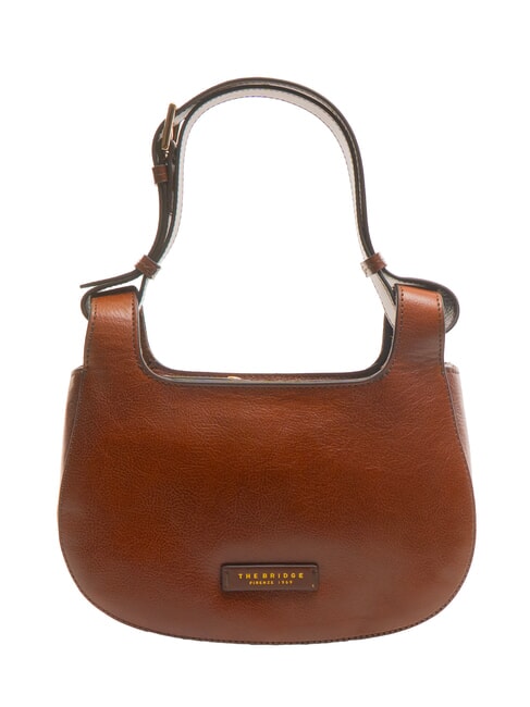 THE BRIDGE LUCIA Borsa piccola in pelle a spalla MARRONE - Borse Donna