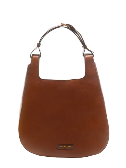 THE BRIDGE LUCIA Borsa hobo a spalla in pelle MARRONE - Borse Donna