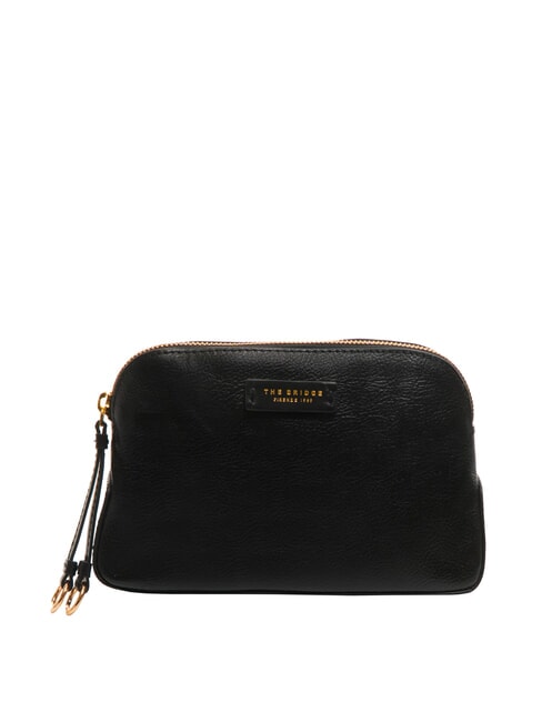 THE BRIDGE CARLOTTA Beauty case in pelle Nero Oro - Beauty Case