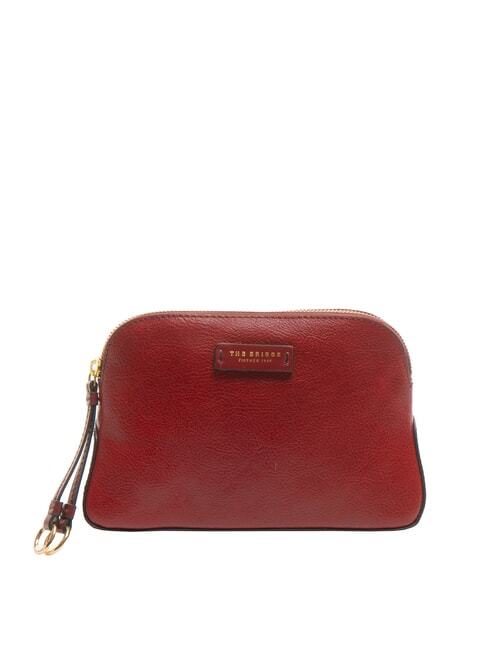 THE BRIDGE CARLOTTA Beauty case in pelle ribes/oro - Beauty Case