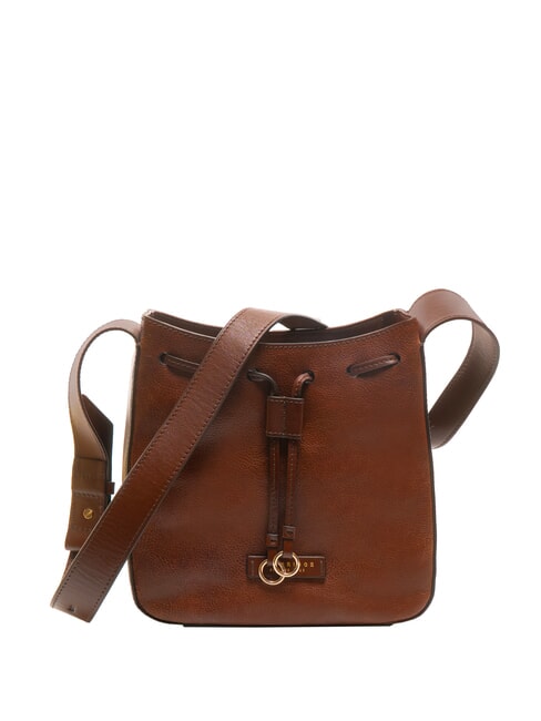 THE BRIDGE CARLOTTA Borsa in pelle a secchiello MARRONE - Borse Donna