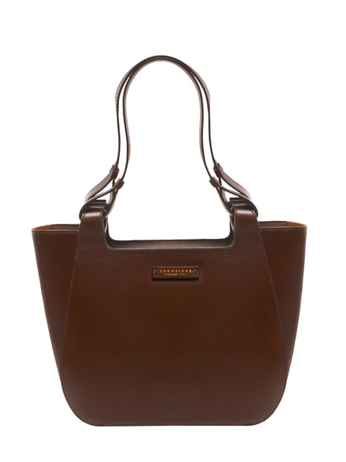 THE BRIDGE LUCIA Borsa shopping a spalla in pelle MARRONE - Borse Donna