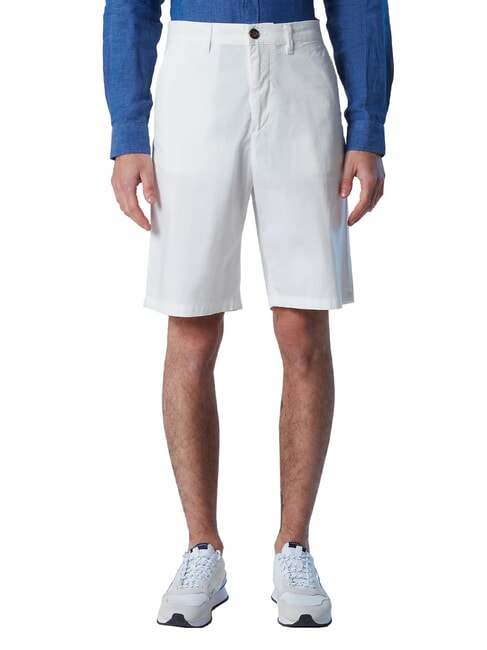 NORTH SAILS FREEDOM Pantaloni corti chino in cotone stretch white - Pantaloni Uomo