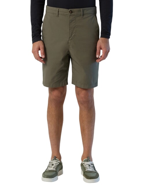 NORTH SAILS FREEDOM Pantaloni chino corti in cotone dusty olive - Pantaloni Uomo