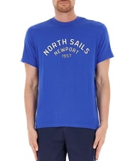 NORTH SAILS NEWPORT T-shirt in cotone logo arco surf blue - T-shirt Uomo - 1