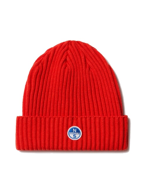NORTH SAILS ROUND LOGO Berretto a coste larghe orange spice - Cappelli