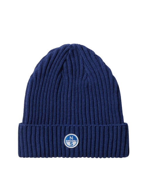 NORTH SAILS ROUND LOGO Berretto a coste larghe blue print - Cappelli