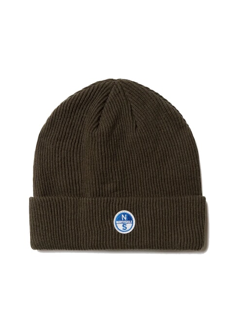NORTH SAILS ROUND LOGO Berretto a costine forest green - Cappelli