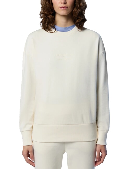 NORTH SAILS BASIC Felpa girocollo in cotone marshmallow - Felpe Donna