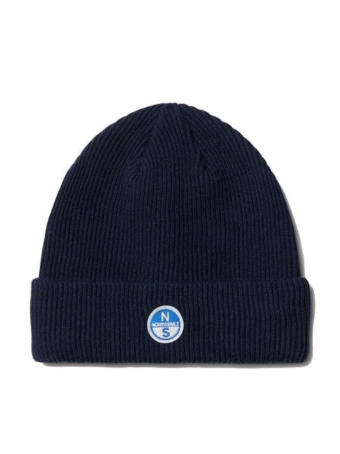 NORTH SAILS ROUND LOGO KIDS Berretto in misto cotone navy blue - Cappelli Bambini