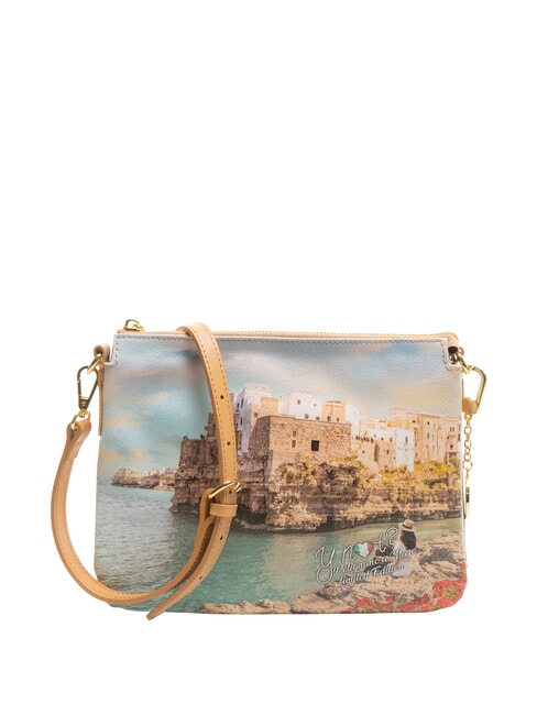 YNOT YESBAG Borsa a tracolla con stampa polignano - Borse Donna
