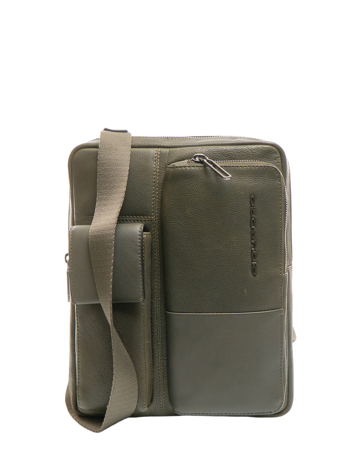 Piquadro Ronnie Borsello In Pelle Verde Prodotti Professionali