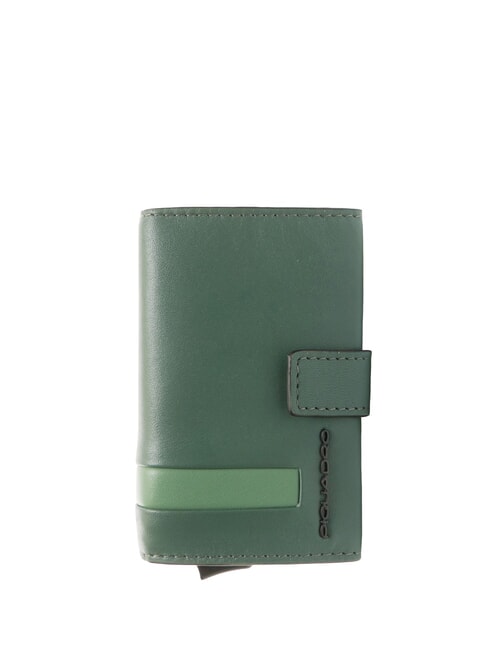 PIQUADRO PAUL Portacard in pelle VERDE - Portafogli Uomo