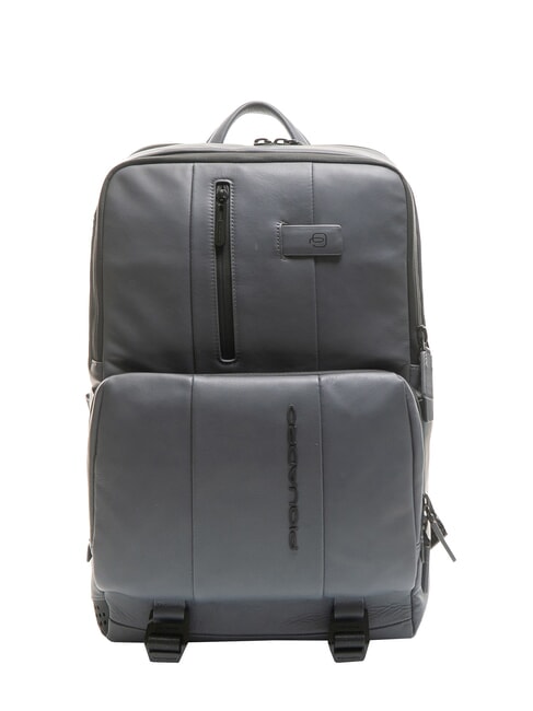 PIQUADRO URBAN  Zaino porta PC 15,6", in pelle GRIGIO - Zaini da lavoro porta PC