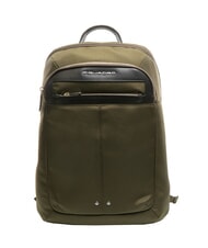 PIQUADRO LINK Zaino in pelle e tessuto, porta pc 15.6" - Zaini da lavoro porta PC