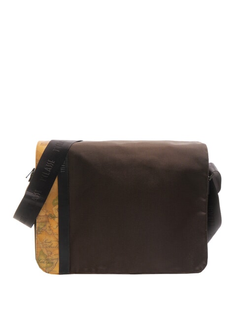 ALVIERO MARTINI PRIMA CLASSE BUSINESS Messenger porta pc 14" moro - Cartelle Lavoro