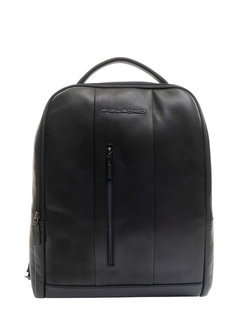 PIQUADRO URBAN BTOB Zaino in pelle porta pc 15.6" Nero - Zaini da lavoro porta PC