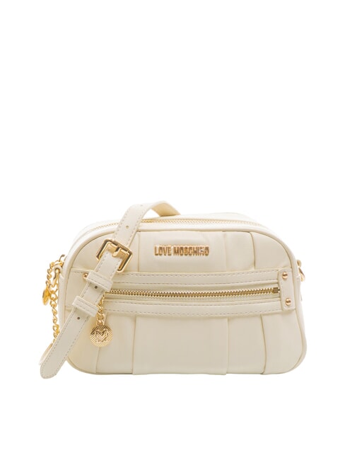 LOVE MOSCHINO CAMERA BAG Mini Bag a tracolla avorio - Borse Donna