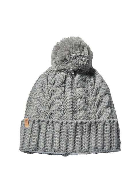 TIMBERLAND CABLE PREMIUM  Cappello con pon pon light/grey/heather - Cappelli