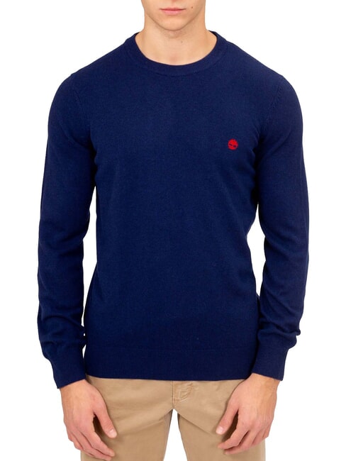 TIMBERLAND KNOX RIVER Maglia girocollo dark sapphire - Maglie Uomo