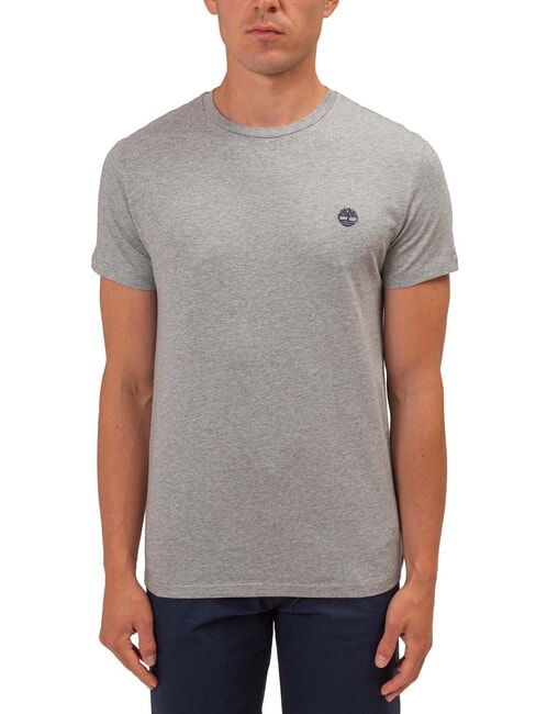TIMBERLAND OYSTER RIVER  T-Shirt in cotone medium grey heather - T-shirt Uomo