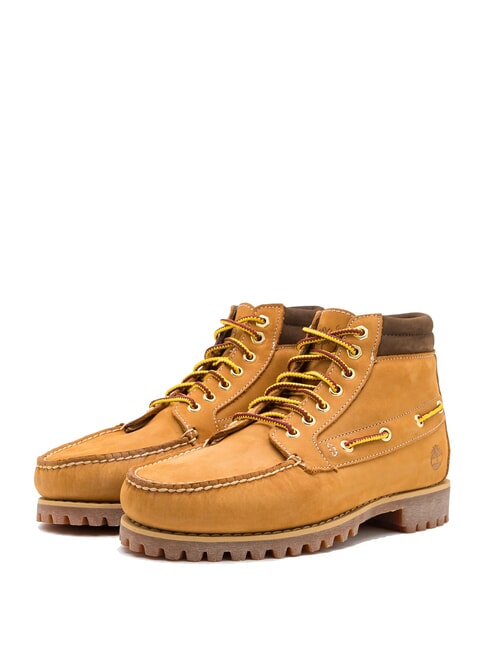 TIMBERLAND AUTHENTIC MID Stivaletti in pelle wheat nubuck - Scarpe Uomo