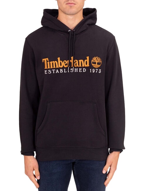 TIMBERLAND ESTABILISHED 1973 Felpa con cappuccio NERO - Felpe Uomo