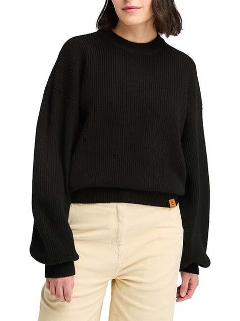 TIMBERLAND WOOL BLEND  Maglione girocollo NERO - Maglie Donna