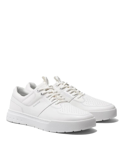 TIMBERLAND MAPLE GROVE Sneakers in pelle white full grain - Scarpe Uomo