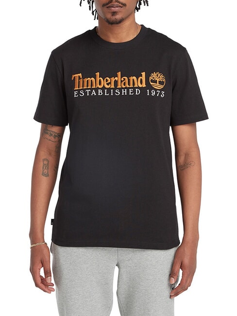 TIMBERLAND ESTABILISHED 1973 T-shirt in cotone NERO - T-shirt Uomo