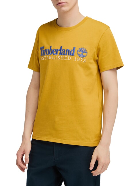 TIMBERLAND ESTABILISHED 1973 T-shirt in cotone chai tea - T-shirt Uomo