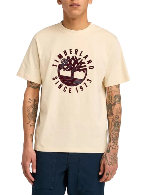 TIMBERLAND HOLIDAY FRONT GRAPHIC T-Shirt in cotone angora - T-shirt Uomo